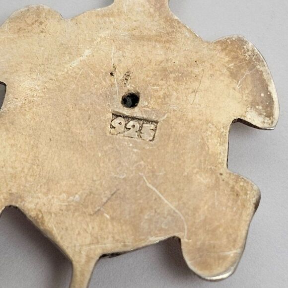 Sterling Silver 925 Sea Turtle Earrings Dangle Hook Pierced Nautical Beach - Picture 4 of 8